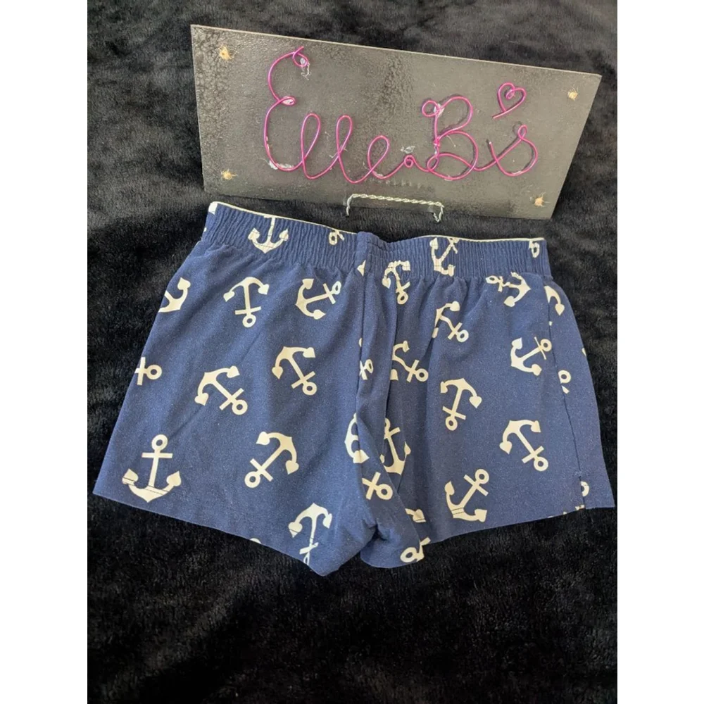 EUC NO Boundaries Navy Blue Anchor Shorts XS